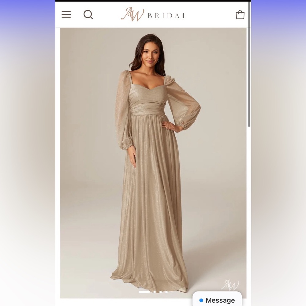 AW bridal dress